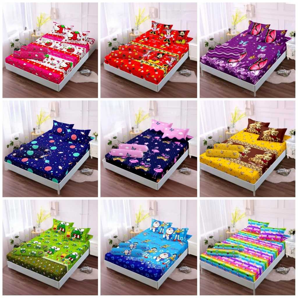 (TERMURAH) Sarung Kasur Busa Resleting I Urung Kasur Busa I Sprei Resleting No 1 2 3 Tebal 15-20