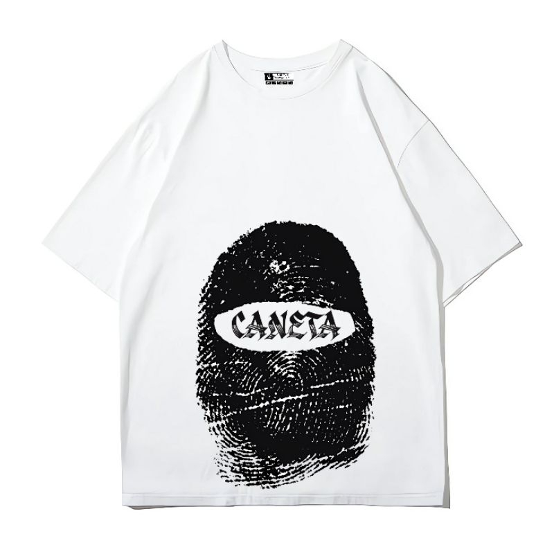 CANETA T-shirt Oversize unisex "Crack Face"/Tshirt Oversize/Oversize/Streetwear/unisex