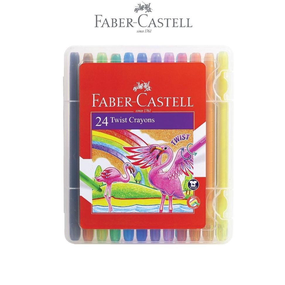 

KODE I12R FaberCastell Twist Crayon Set 24