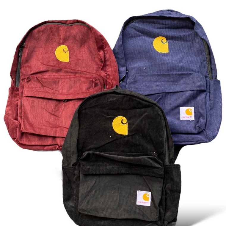 TAS RANSEL CORDUROY BAGPACK CORDUROY TAS SEKOLAH PRIA WANITA KEREN