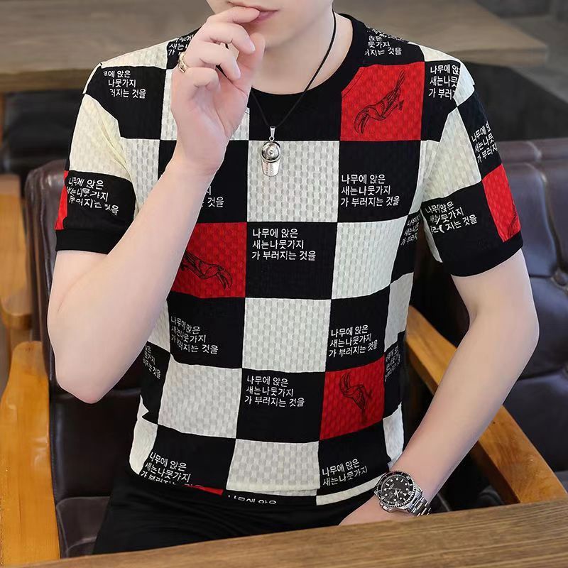 New QuickDrying Ice Silk Cutout Casual Trend Tshirt