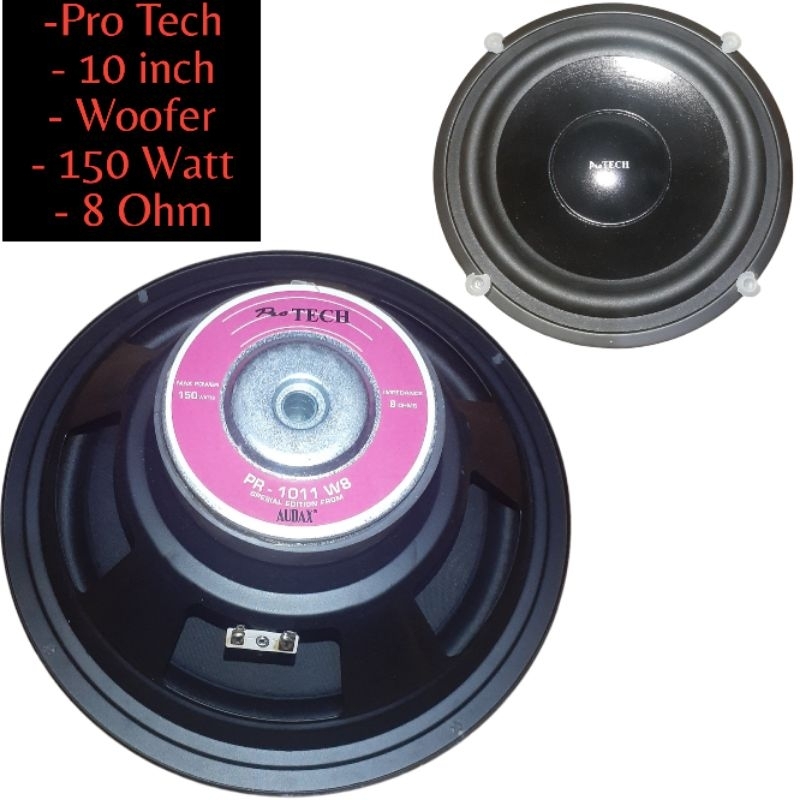 Speaker Audax 10 Inch Pro Tech 150 Watt Woofer