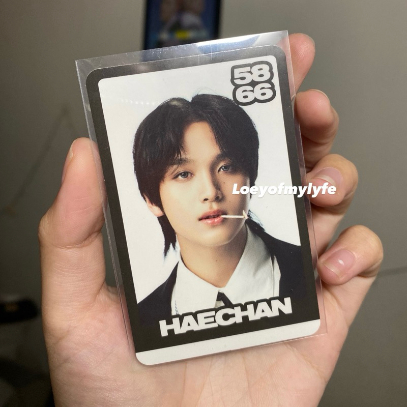 Photocard PC Haechan Korek Haechan Hoodie NCT