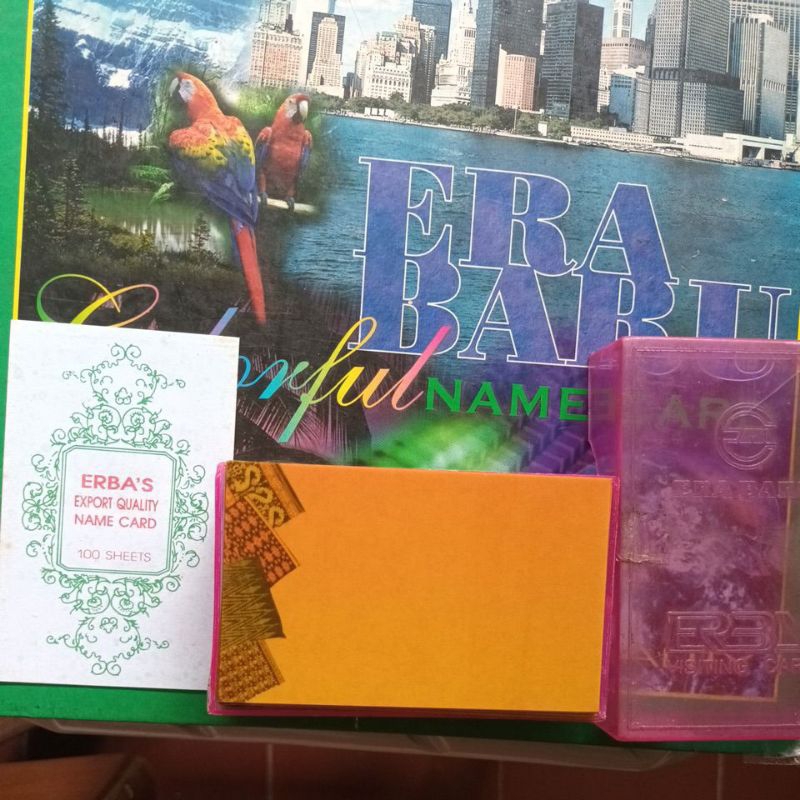 ERBA PROMO KARTU NAMA ERA BARU | PRODUK DIJAMIN ORIGINAL | HARGA TERMURAH | KARTU NAMA ISI 100 | KAR