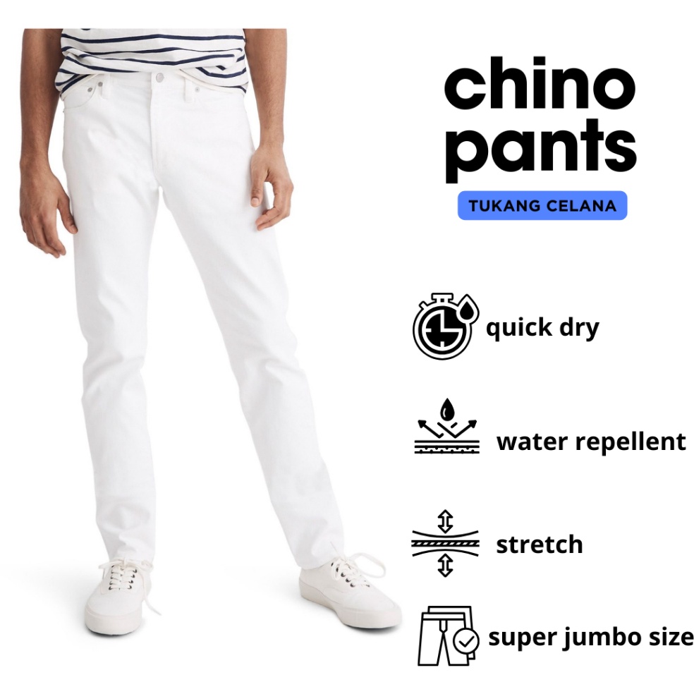 Recomended TKCLNCelana Panjang Pria Chinos Putih Celana Chinos Panjang Hitam Pria Celana Chinos Pria