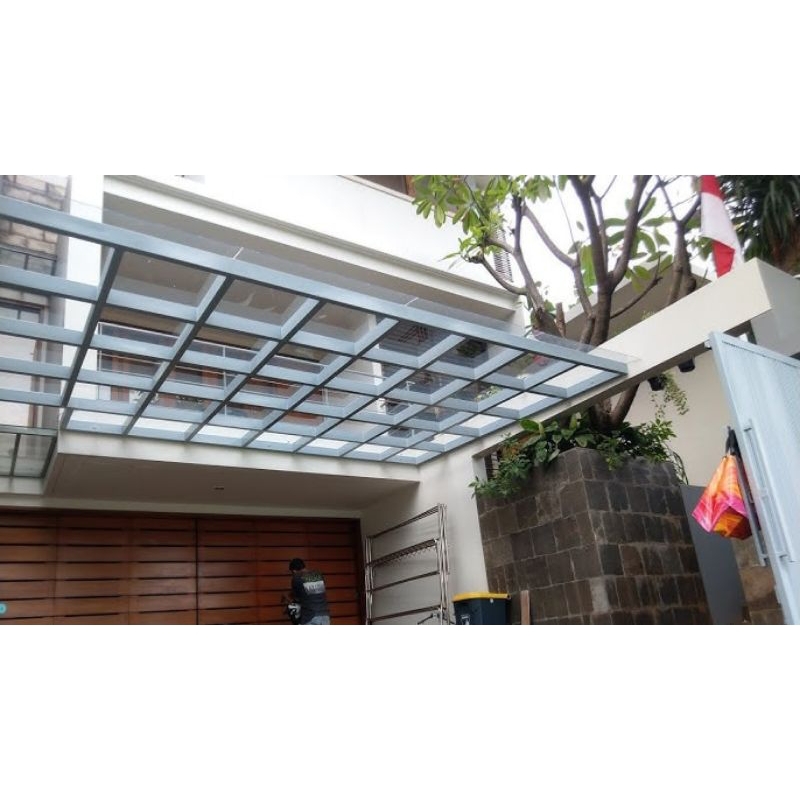 kanopi atap solarflat 1.2mm bening