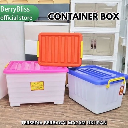 Paling Laris BerryBliss  Container Box Plastik  Container Box Plastik Serbaguna  Kotak Penyimpanan B