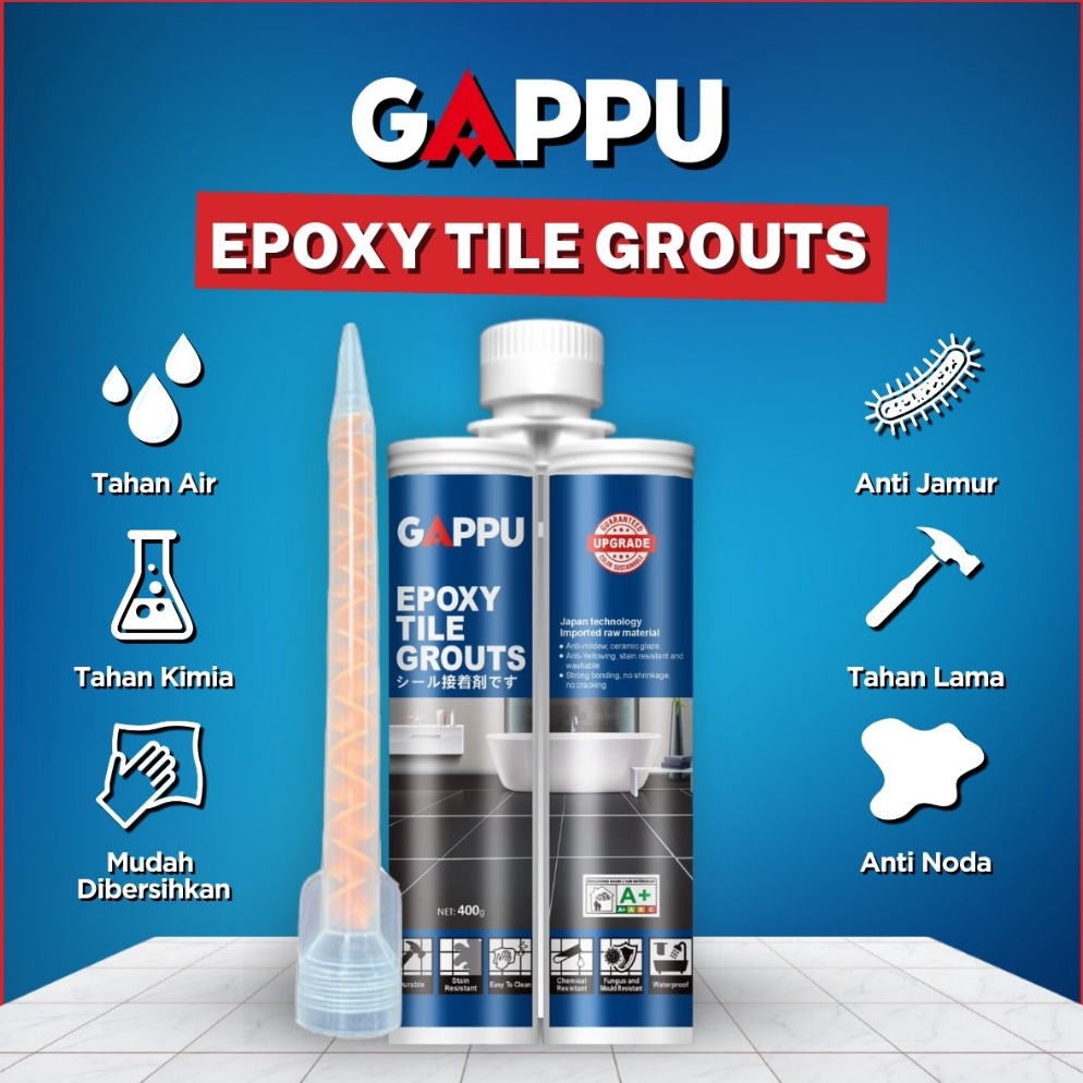 HARGASPESIAL GAPPU  Premium Epoxy Tile Grout  Nat Lantai Epoksi Resin Waterproof Marmer Keramik
