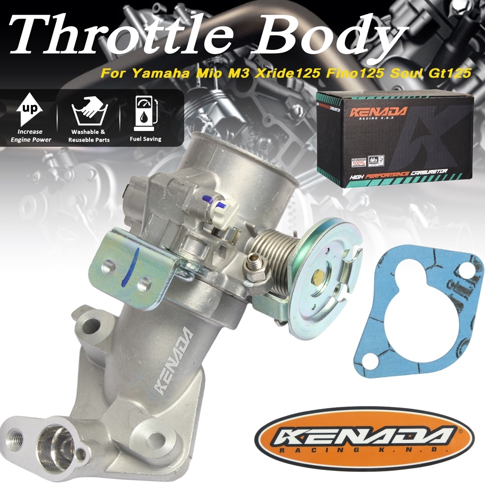 BESTSELLER TB KENADA Throttle Body MIO M3 XRIDE125 FINO125 SOUL GT125 28 3 32 34MM