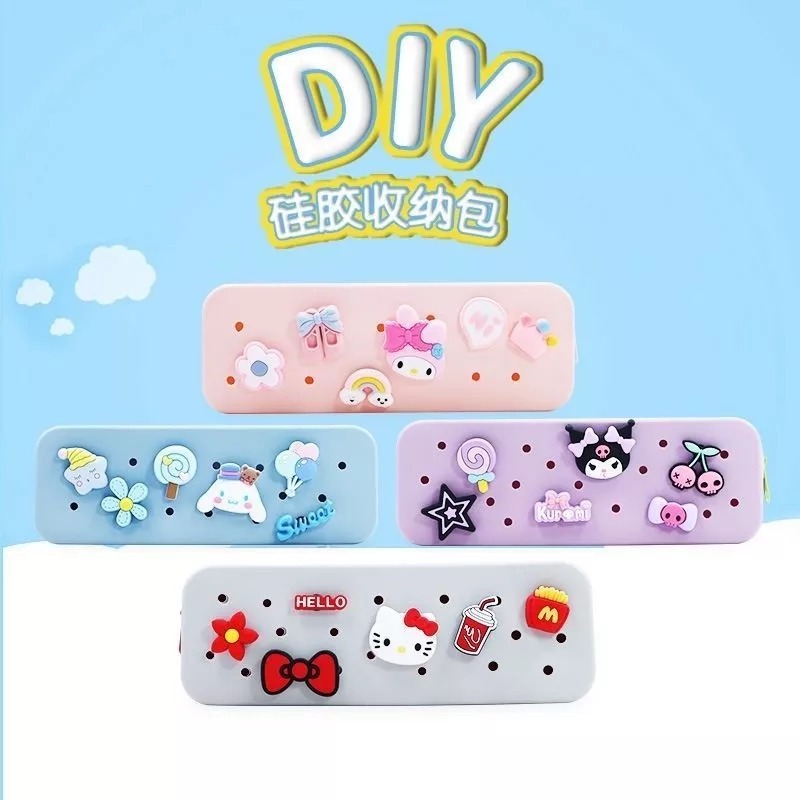 

Tempat Pensil Silikon Karakter Sanrio Kuromi Melody Cinnamonroll