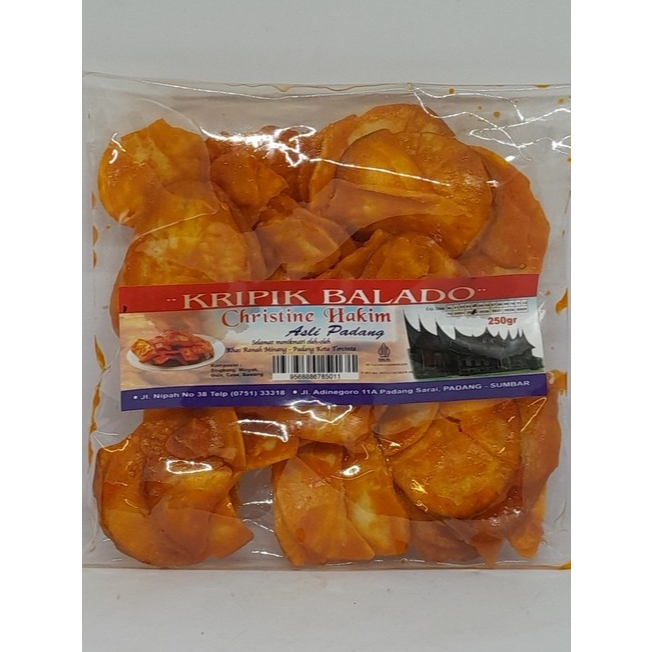 

KERIPIK BALADO CHRISTINE HAKIM VARIAN BULAT UKURAN 250 GR