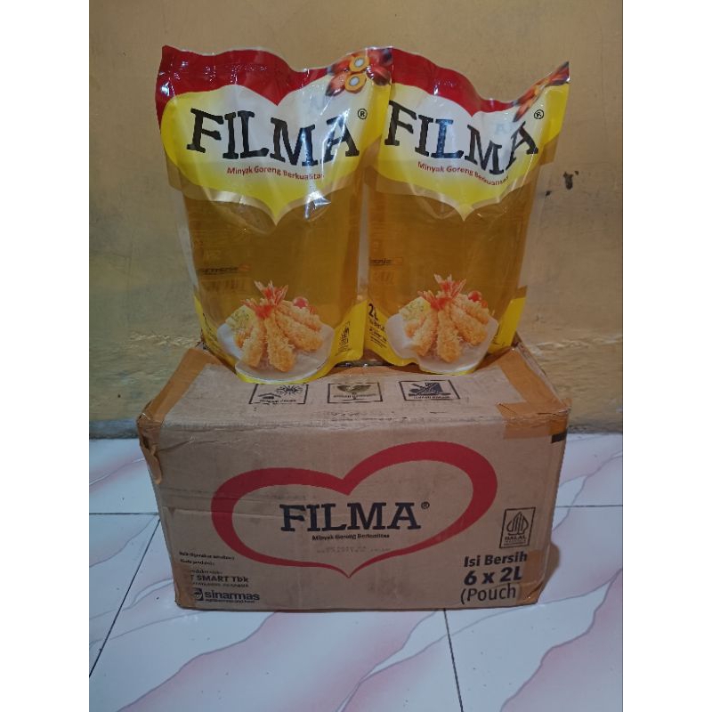 

Minyak Goreng Filma 2 Liter 1 Dus Isi 6 Pcs