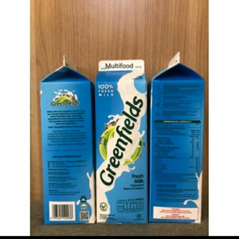 

Susu fresh milk Greenfields 1 liter / susu greenfields Murah 1000ml