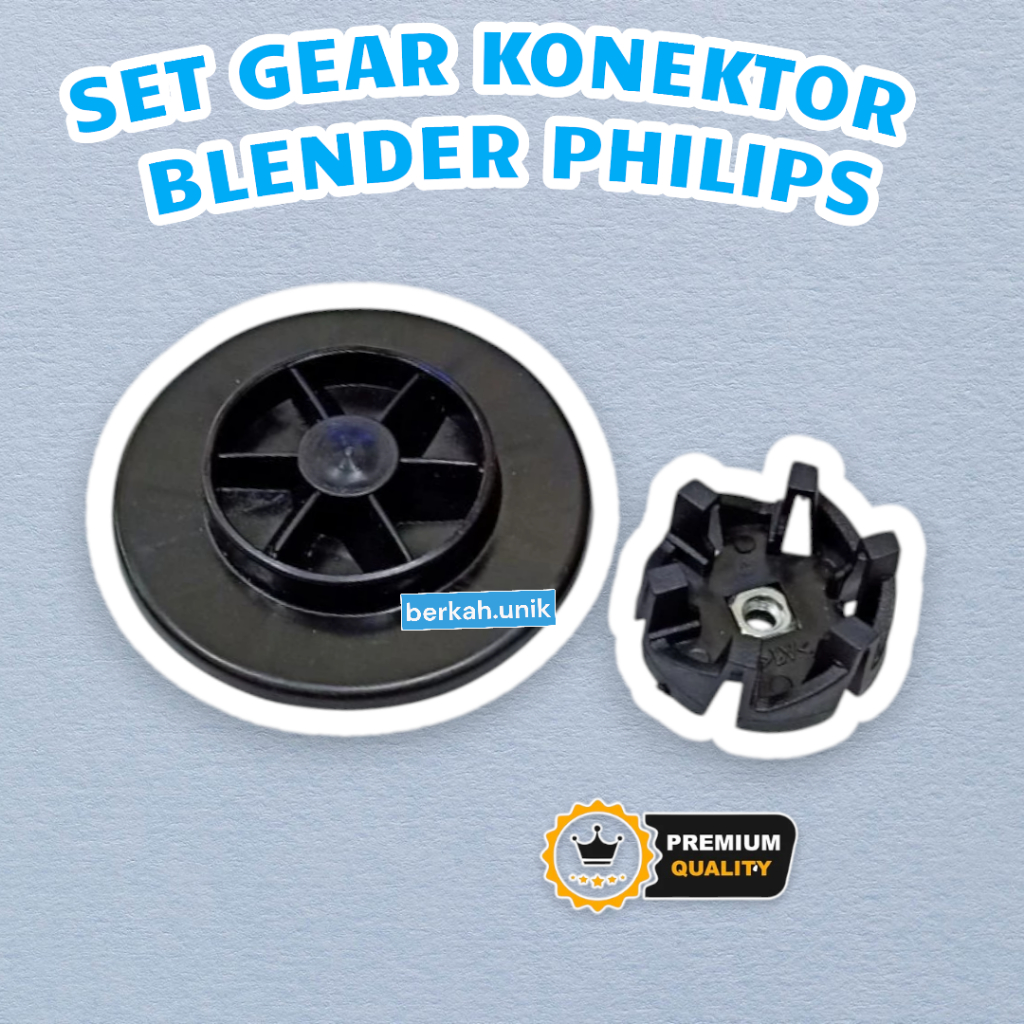 [berkah.unik] Set Gear / Gigi Blender Philips - Set Konektor Gigi Blender Philips HR 2115 Gear Blend