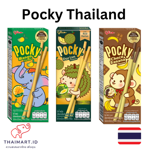 

Pocky Thailand Original 25g Choco Banana, Mango dan Durian