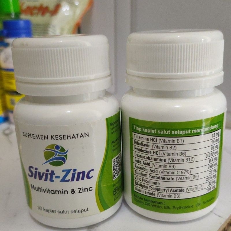 SIVIT ZINC MULTIVITAMIN 30 TABLET