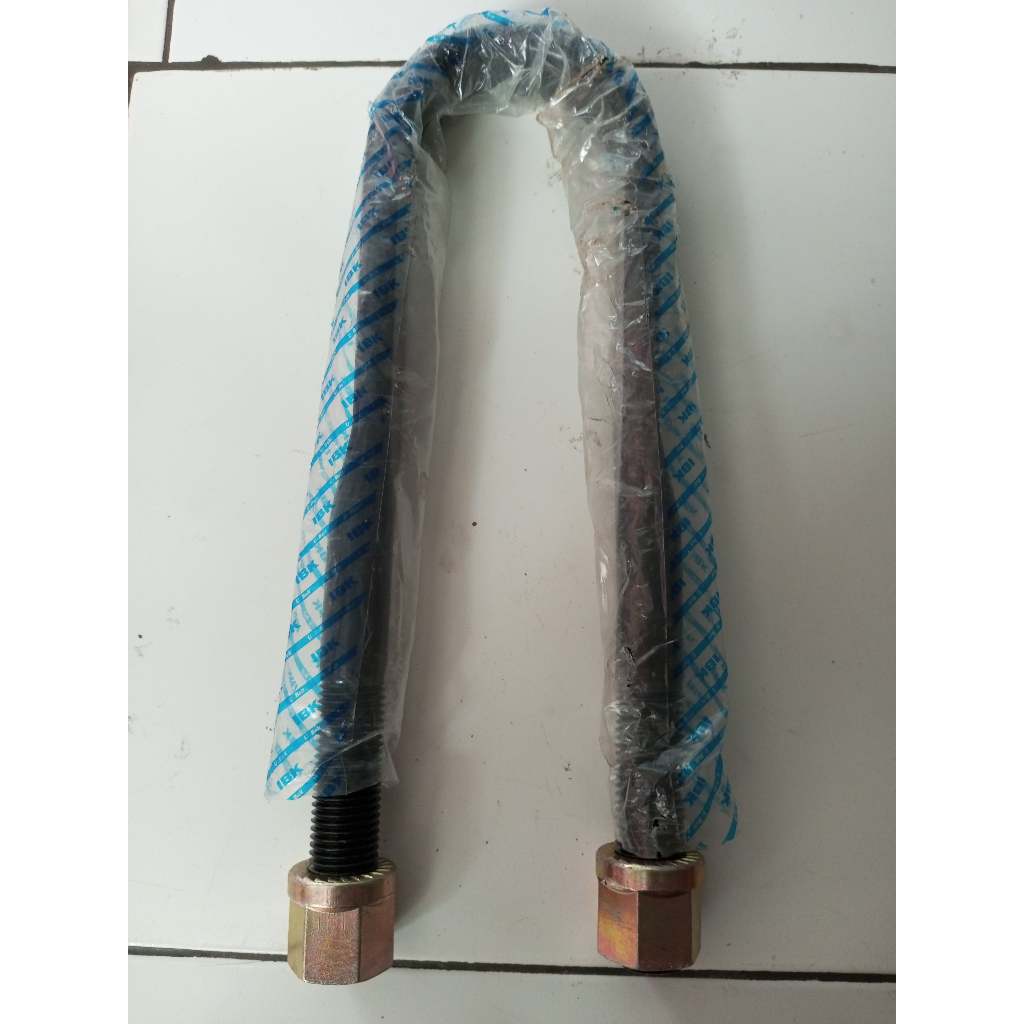 Kawel U bolt Merk IBK Tronton Belakang Fuso Genjo M27 x 93 x 370, panjang 37 cm