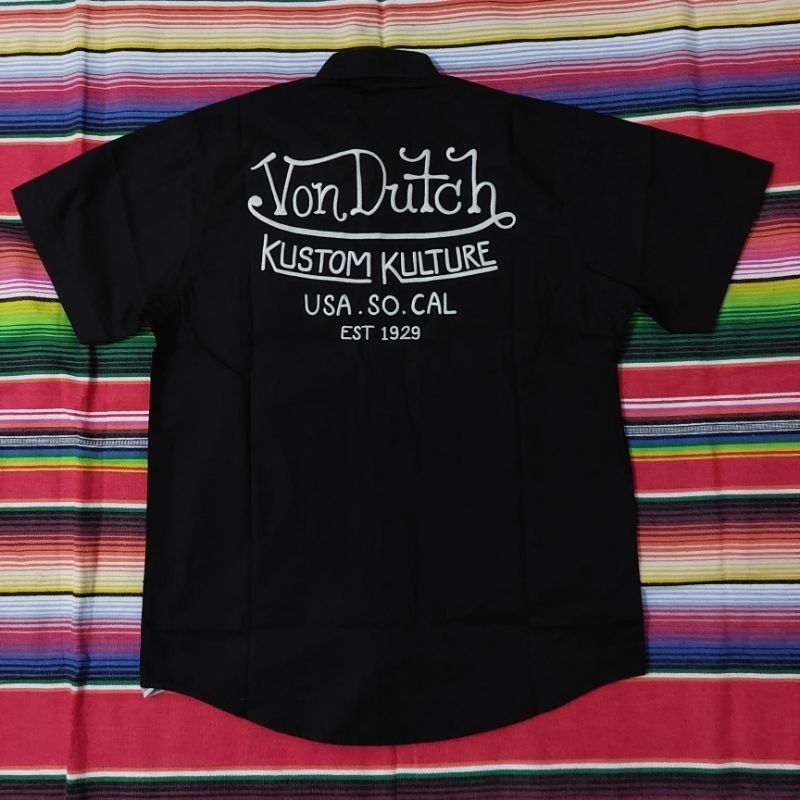 WORKSHIRT - VON DUTCH - S - ORIGINAL BLACK