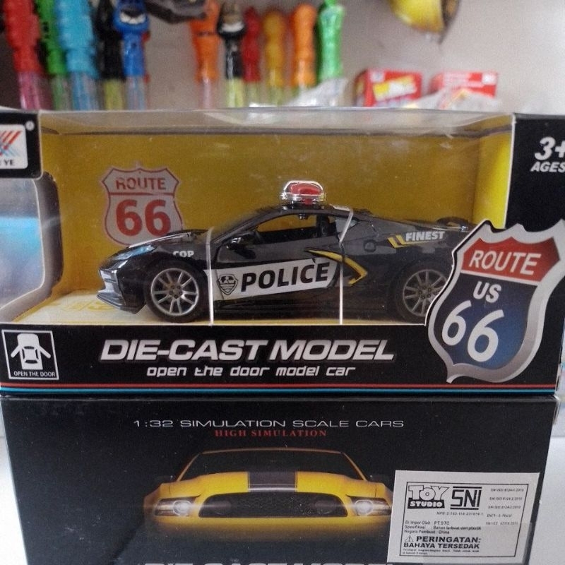 Miniatur Mobil Polisi Besi Diecast Lamborghini Polisi mobil polisi besi