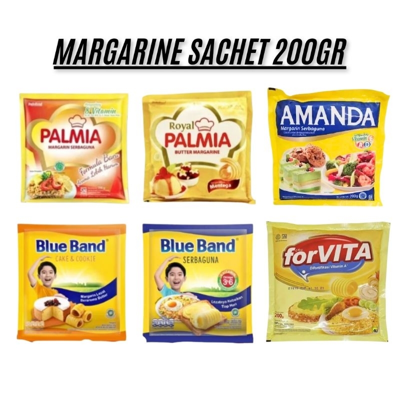 

MARGARINE SACHET 200GR / MENTEGA SACHET 200GR