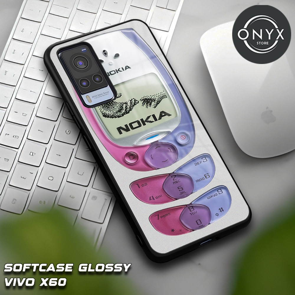 [AA21] Softcase Glossy VIVO X60 | X60 PRO | Kesing Silicon Kaca Vivo X60 | Case Keren Aestetic Lucu 