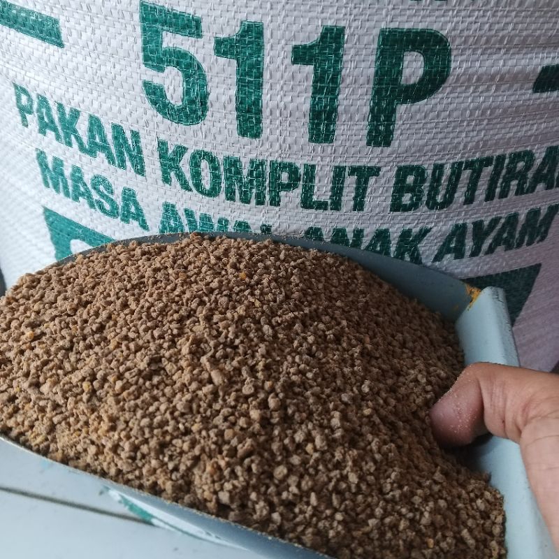 511P Original 1KG Pakan ayam pedaging boiler bangkok kampung dll