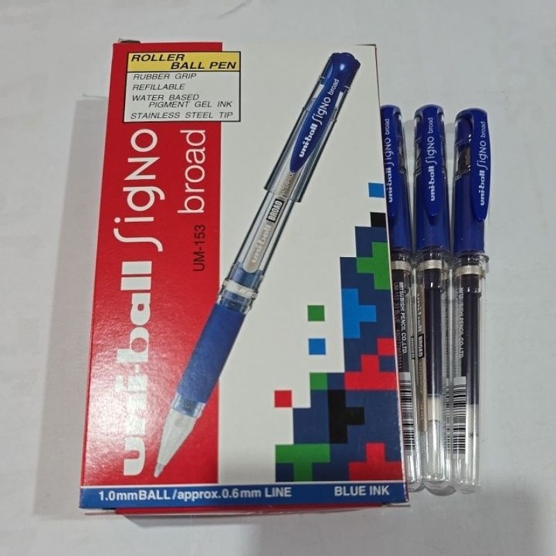 

Roller Ball Pen Bolpoin Mitsubishi 1.0 mm Uniball Signo UM-153/pcs