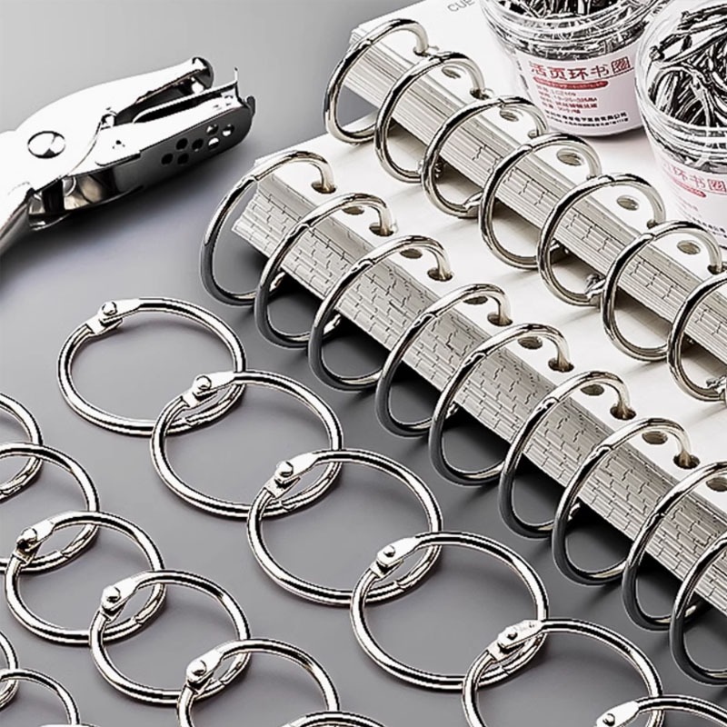 

20-35mm Ring Binder/Ring buka tutup /Ring On Off/Ring bulat tas tebal premium