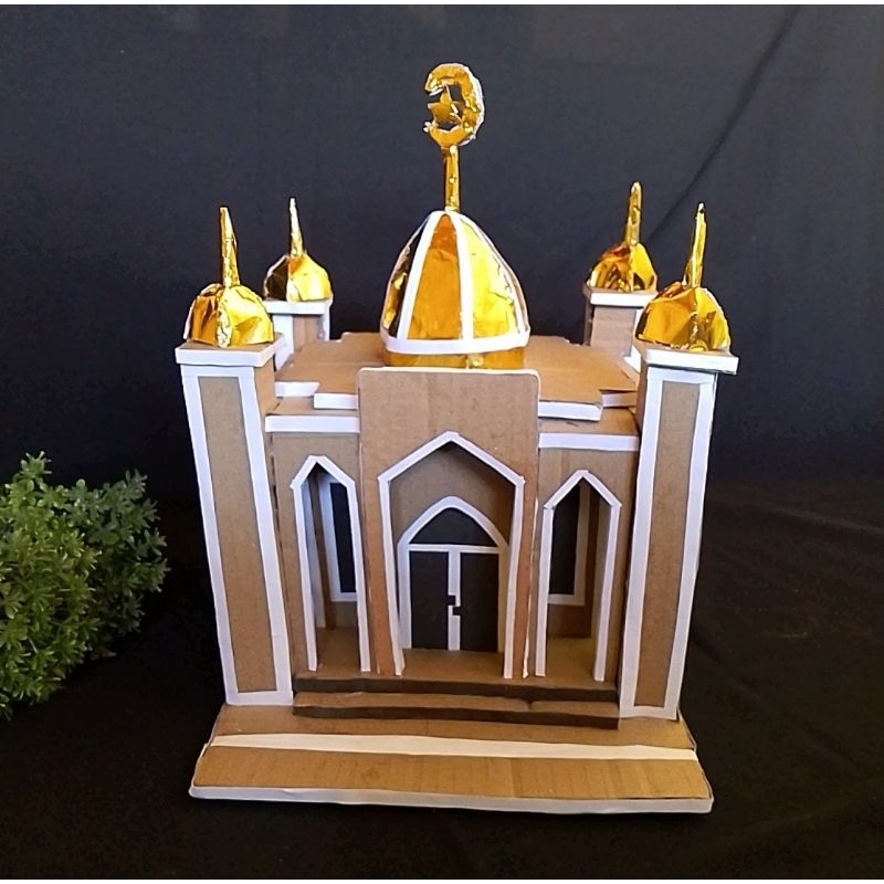

MINIATUR MASJID DARI KARDUS DAN KARTON SUDAH DIRAKIT