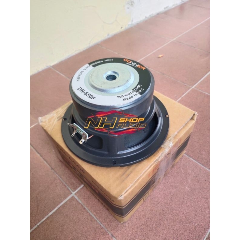 SPEAKER  DONNER DN-650F 6 in 300W LOW MID MIDDLE DN650F DN 650F 6" 6 INCH 300 watt 300watt Speaker m