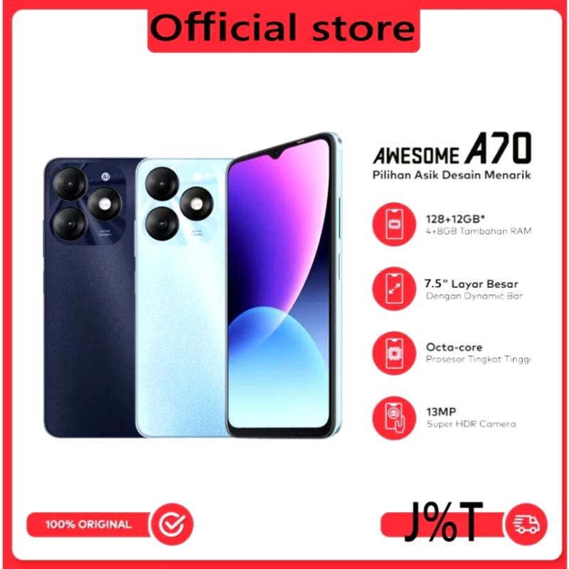 [SECOND PERFECT CONDITION] ITEL A70 5G NFC RAM 8/128gb HD 7.5 Inch Dualcard SIM 6800 mAh