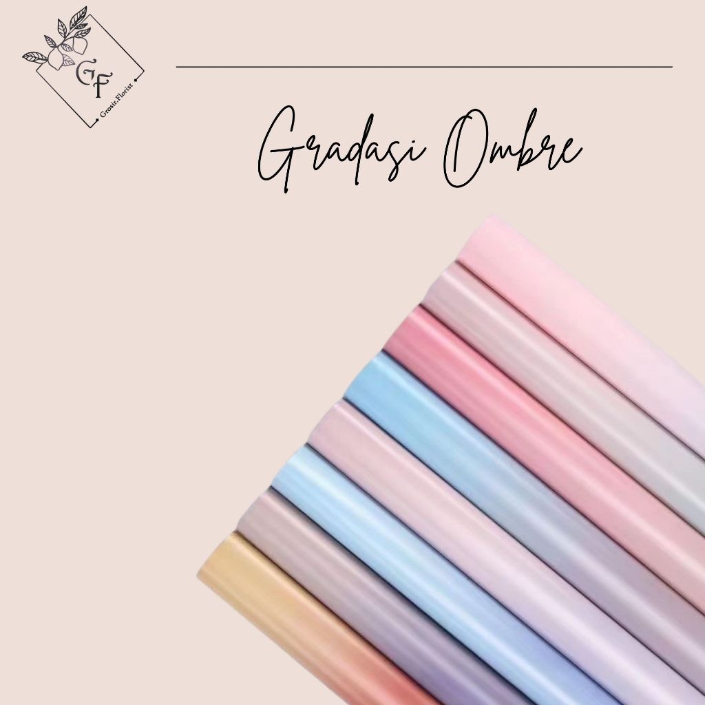 

TERLENGKAP GRADIENT OMBRE COLOR WATERPROOF CELLOPHANE KOREAN IMPORT PEMBUNGKUS KADO