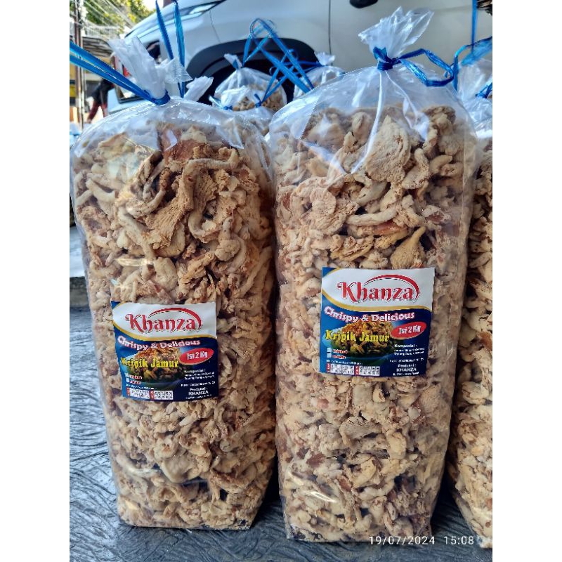 

KRIPIK JAMUR CRISPY KEMASAN 500g RENYAH GURIH MANTAPSS
