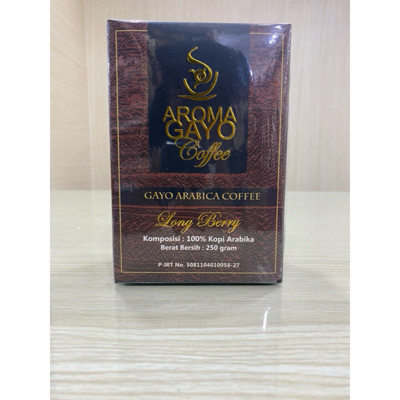 

AROMA GAYO COFFEE LONGBERRY 250gr - Kopi Aceh Gayo