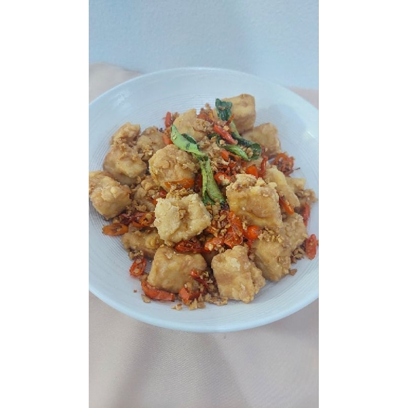 

MAKANAN SIAP SAJI TAHU GORENG CABE ASIN untuk 2 - 3orang/HOMEMADE/HIGIENIS