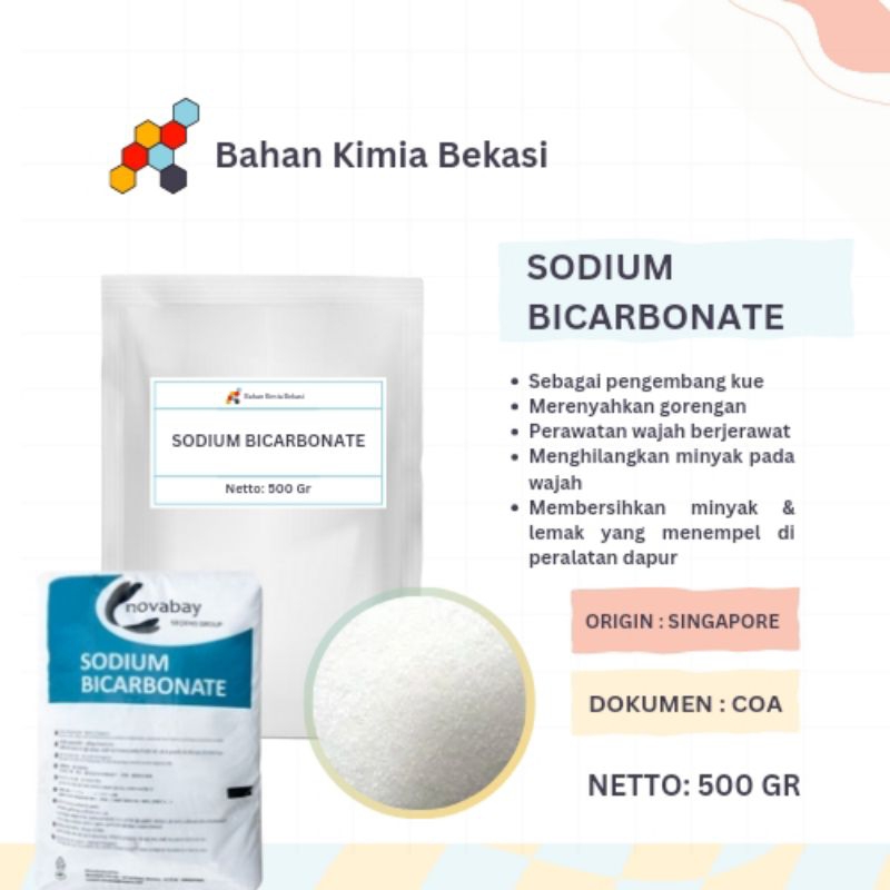 

SODIUM BICARBONATE/BAKING SODA/SODA KUE/PENGEMBANG KUE/MERENYAHKAN GORENGAN/PEMBERSIH KERAK/FOOD GRADE