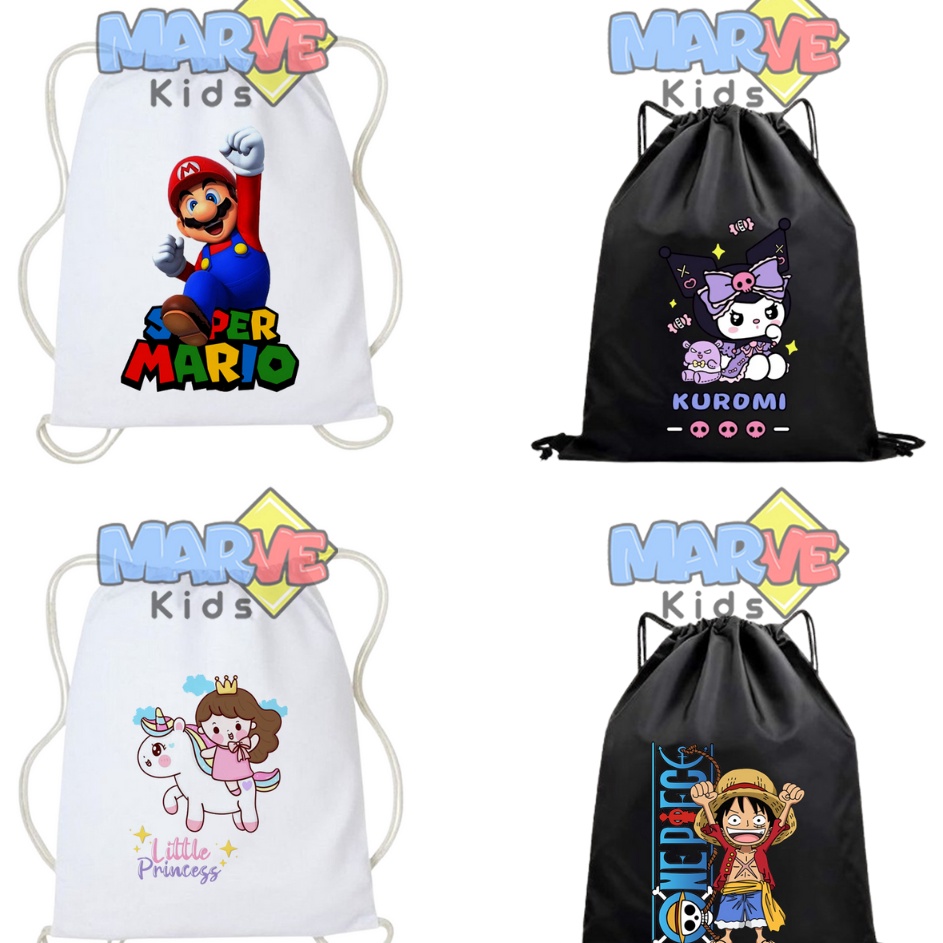 Top Design Tas Serut Goodiebag Ransel Sekolah Goodie Bag Bergambar Tas Hampers Anak Souvenir Ulang T