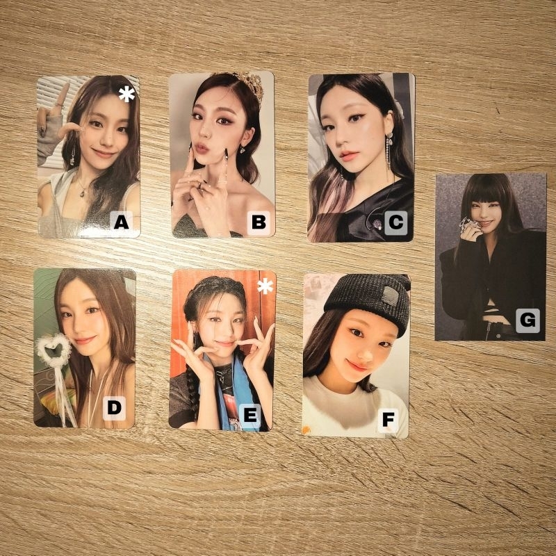 (ubah ke sicepat) YEJI ITZY PC PHOTOCARD CHESHIRE CHECKMATE LD LUCKY DRAW NBD NO BAD DAYS MAY