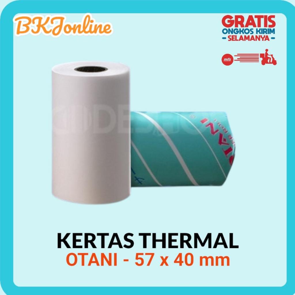 

Kertas Thermal Roll OTANI Black 57x40 Kertas Struk Hitam 57 x 40 mm