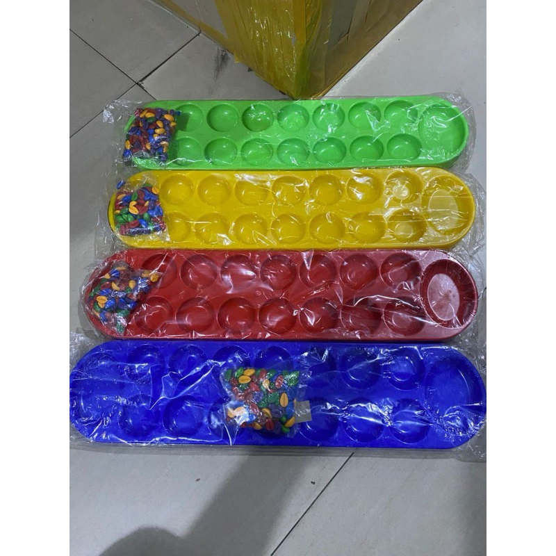 Mainan Congklak plastik Ukuran sedang