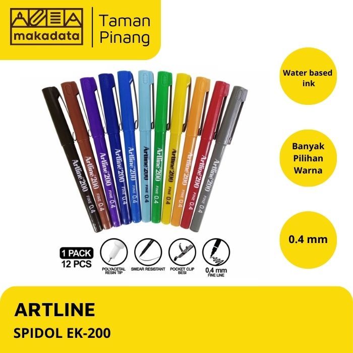 

SPIDOL WARNA ARTLINE EK-200 (1 PCS)
