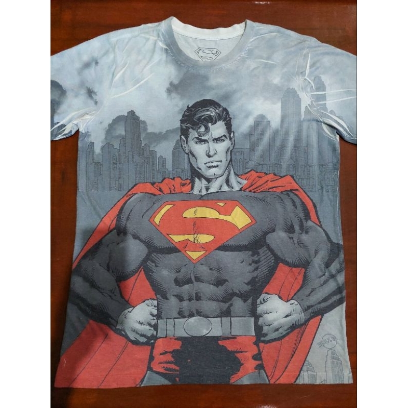 Superman AOP (All Over Print) ~ Tshirt Kaos Anime Kartun Second