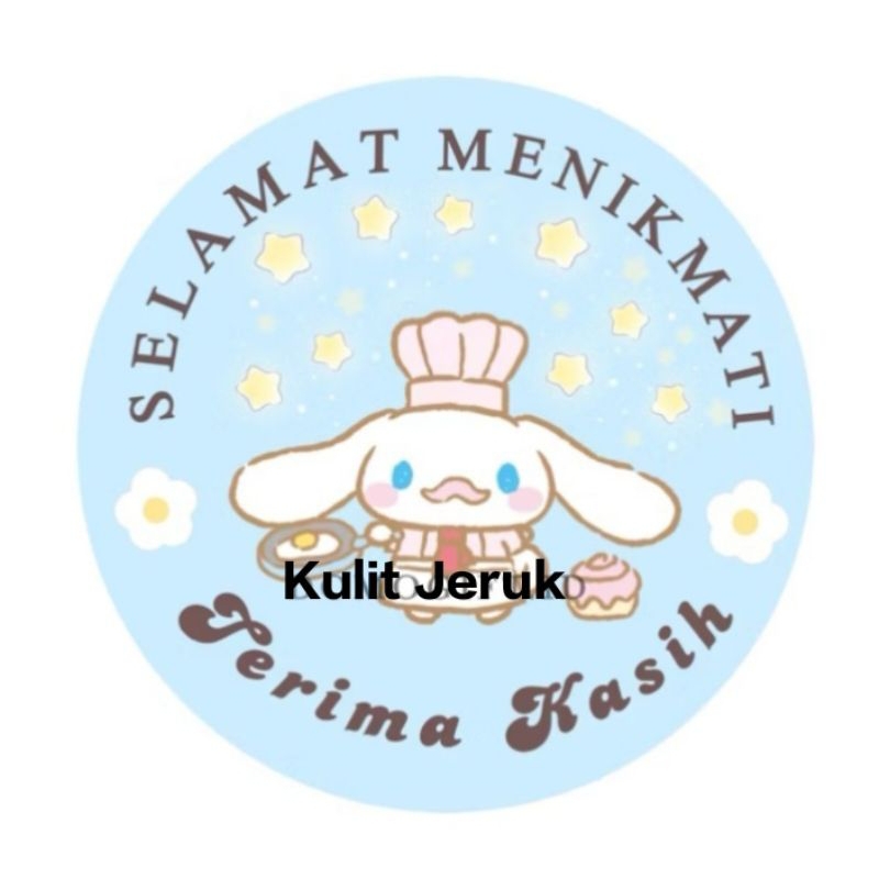 Sticker Selamat Menikmati Cinnamoroll