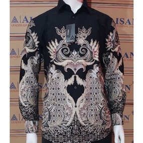 Alisan Kemeja Batik Printing SLIMFIT Panjang