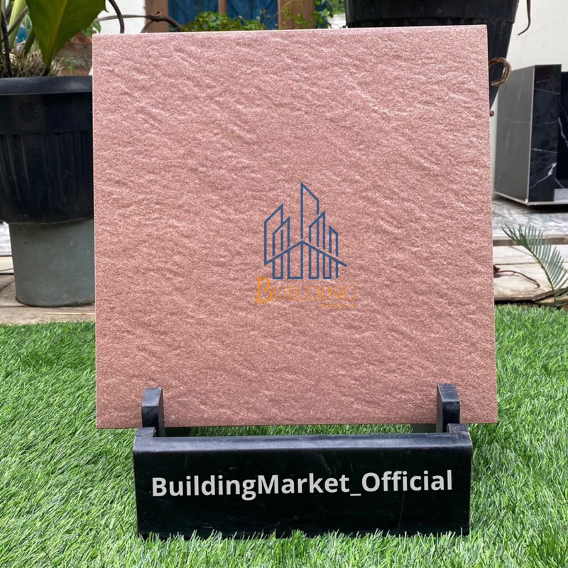 Keramik Lantai 40x40 Rocky Rose/Matt/Carport/ 1 Dus