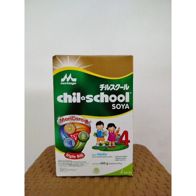 Morinaga Chil school soya tahap 4 rasa vanila 600g