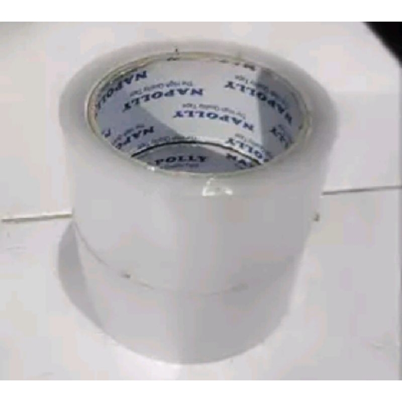 

LAKBAN BENING 90 YARD ISOLASI SELOTIP CLEAR TAPE 45MM DAYA LENGKET KUAT
