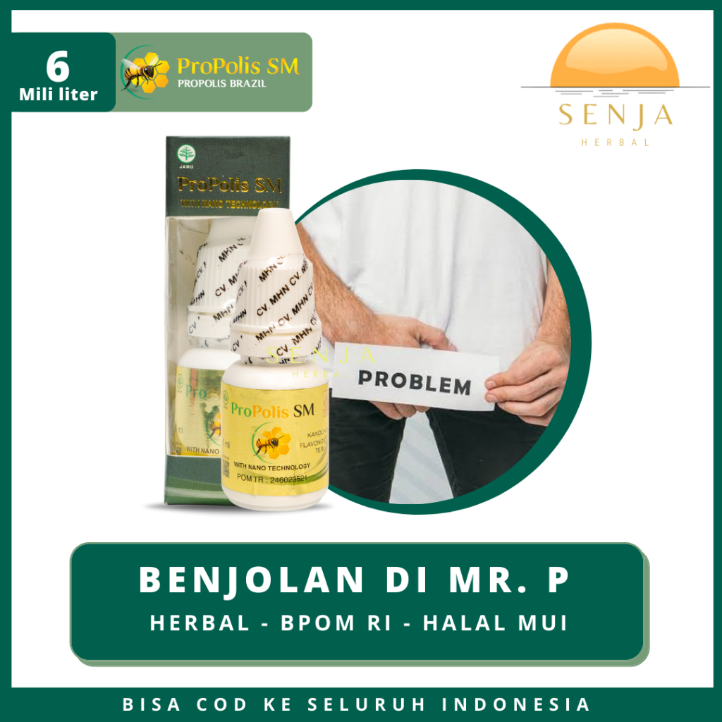 Obat Benjolan Mr. P [PROPOLIS SM BRAZIL] 100% Asli BPOM