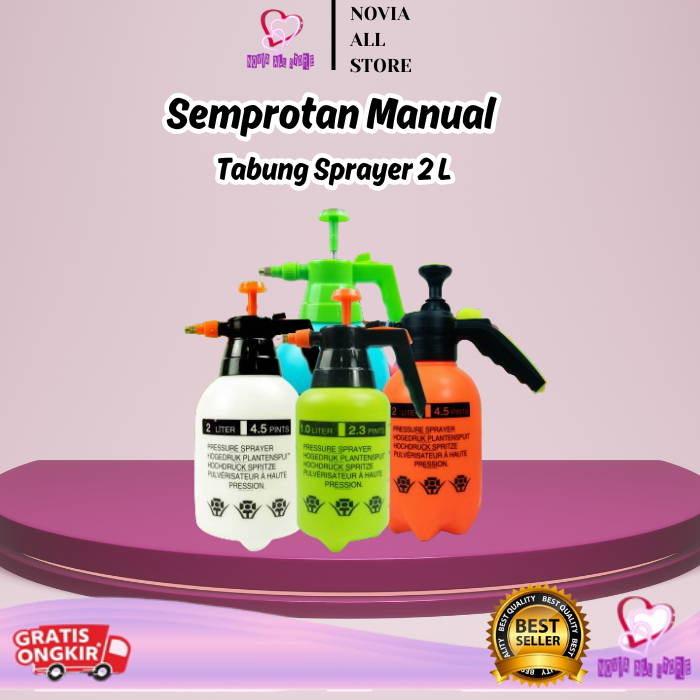 Semprotan Manual Tabung Sprayer 2 L Untuk Disinfektan | Alat Penyiram Tanaman Hias | Alat Mandikan B