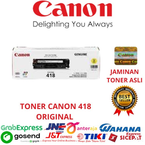 TONER CATRIDGE CANON 418 Yellow ORIGINAL INK